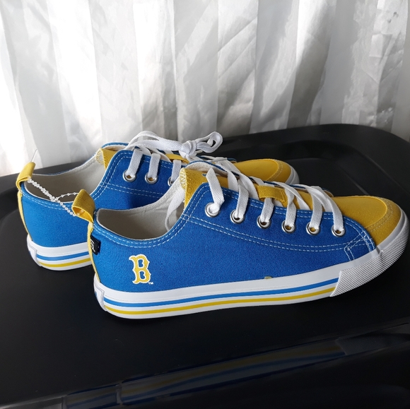 💙💛 Blue & Yellow low top Sneakers - Picture 4 of 8